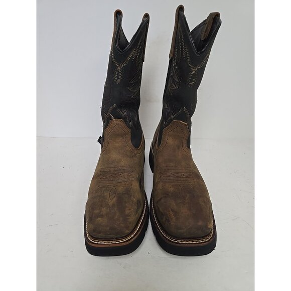 Thorogood Men's 11" Steel Toe WP Western Wellington Work Boot USA 804-4330 9.5D - Picture 6 of 8